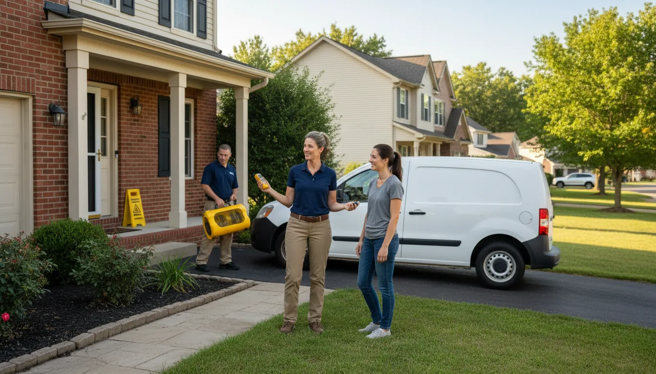 Water restoration image for Flood Water Cleanup, Removal And Restoration Services in Millington, TN